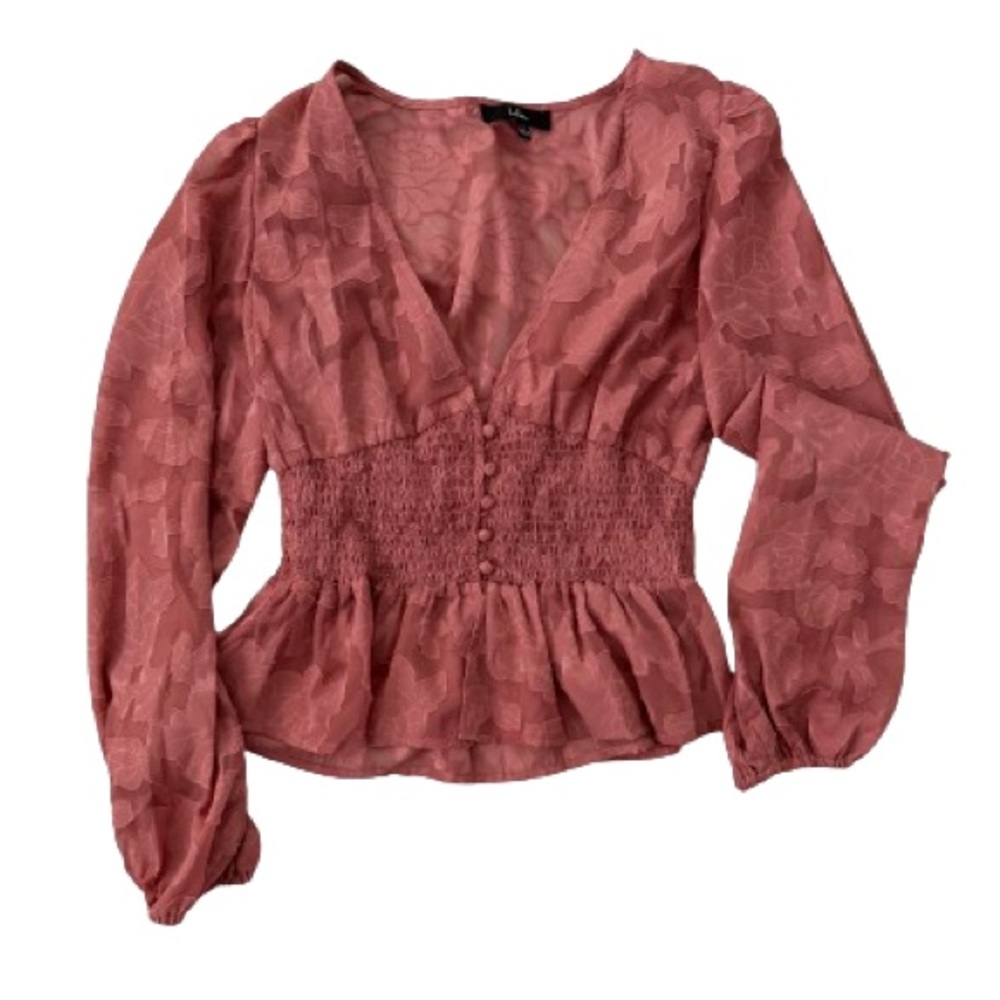 Lulus longsleeve blouse Size Small
